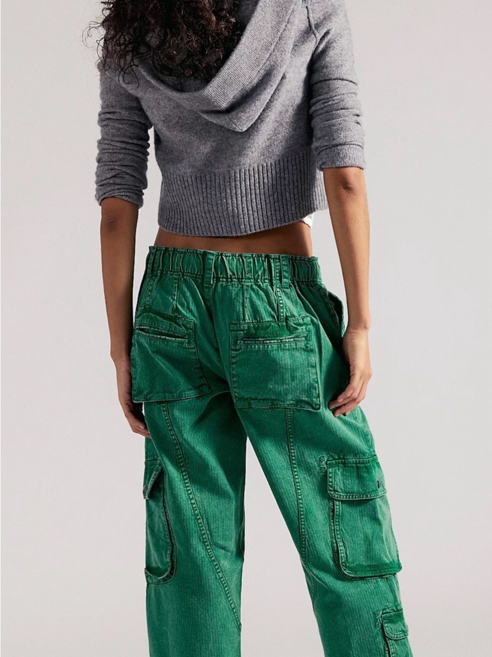 FREE PEOPLE AMAZON TAHITI CARGO PANTS SIZE SMALL!! EXCELLENT CONDITION!! - Picture 2 of 8